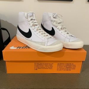 Nike mid vintage leather and suede high tops